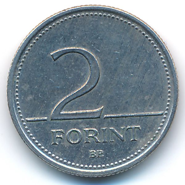 Венгрия, 2 форинта (2001 г.)