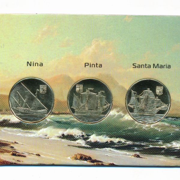 Гуанахани., Набор монет (2020 г.)