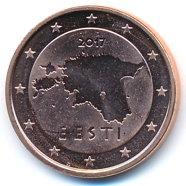 Эстония, 5 евроцентов (2017 г.)