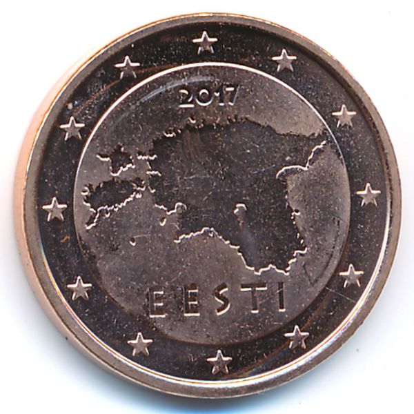 Эстония, 5 евроцентов (2017 г.)
