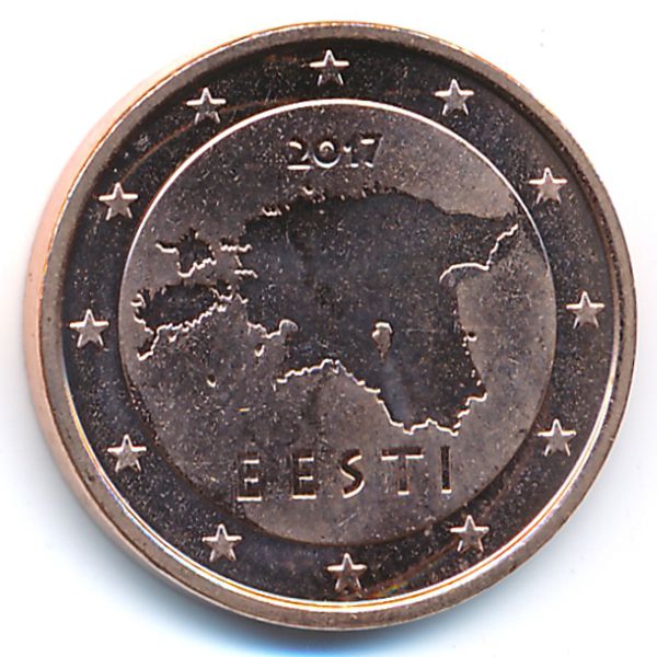 Эстония, 5 евроцентов (2017 г.)