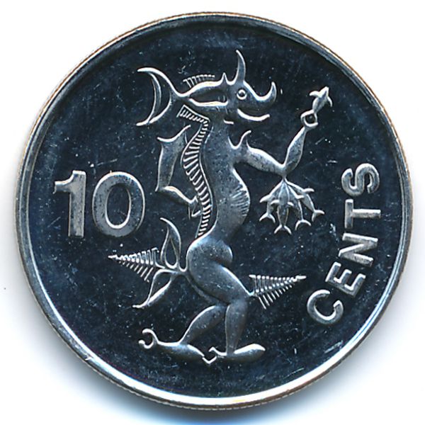 Соломоновы острова, 10 центов (2000 г.)