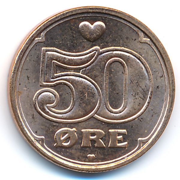 Дания, 50 эре (2008 г.)