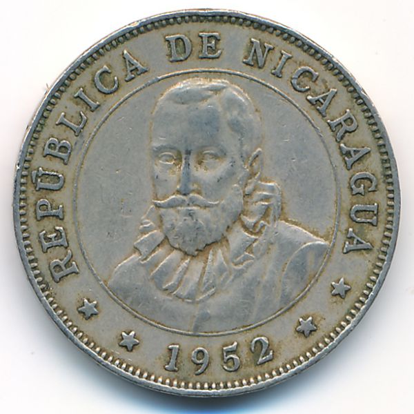 Никарагуа, 50 сентаво (1952 г.)