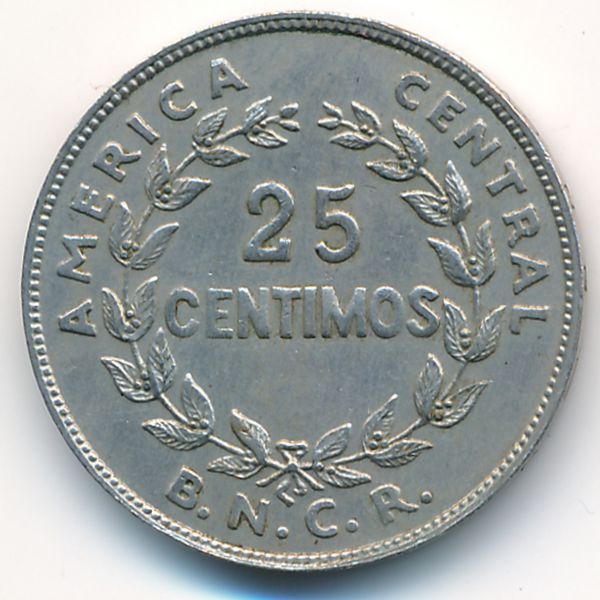 Коста-Рика, 25 сентимо (1937 г.)
