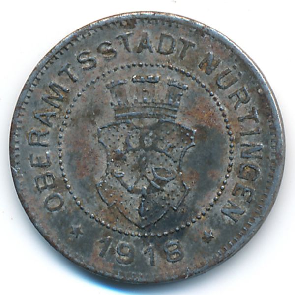 Нюртинген., 10 пфеннигов (1918 г.)