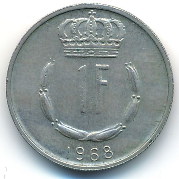 Люксембург, 1 франк (1968 г.)