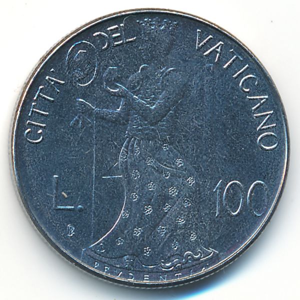 Ватикан, 100 лир (1980 г.)