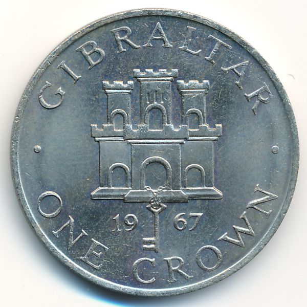 Гибралтар, 1 крона (1967 г.)