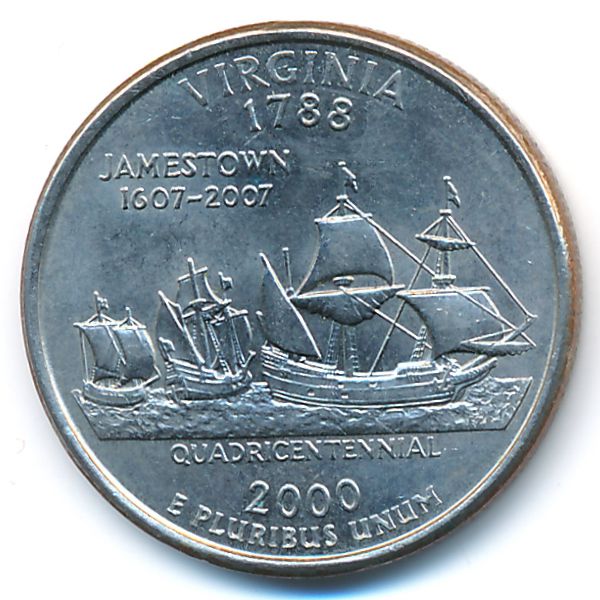 США, 1/4 доллара (2000 г.)