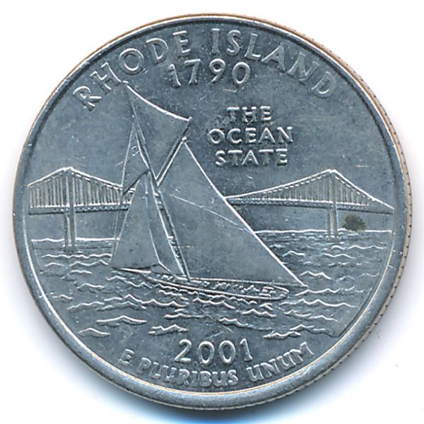 США, 1/4 доллара (2001 г.)