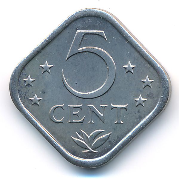 Антильские острова, 5 центов (1981 г.)