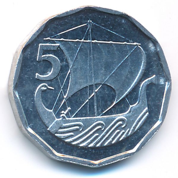 Кипр, 5 мил (1982 г.)