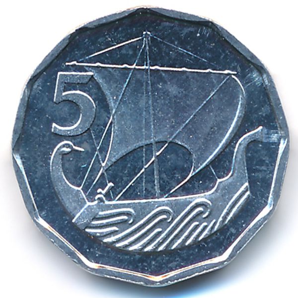 Кипр, 5 мил (1982 г.)
