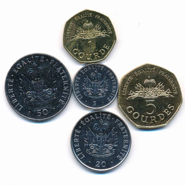 Гаити, Набор монет