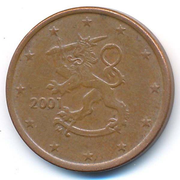 Финляндия, 5 евроцентов (2001 г.)