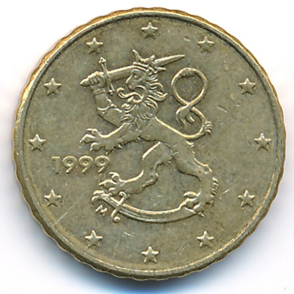 Финляндия, 10 евроцентов (1999 г.)