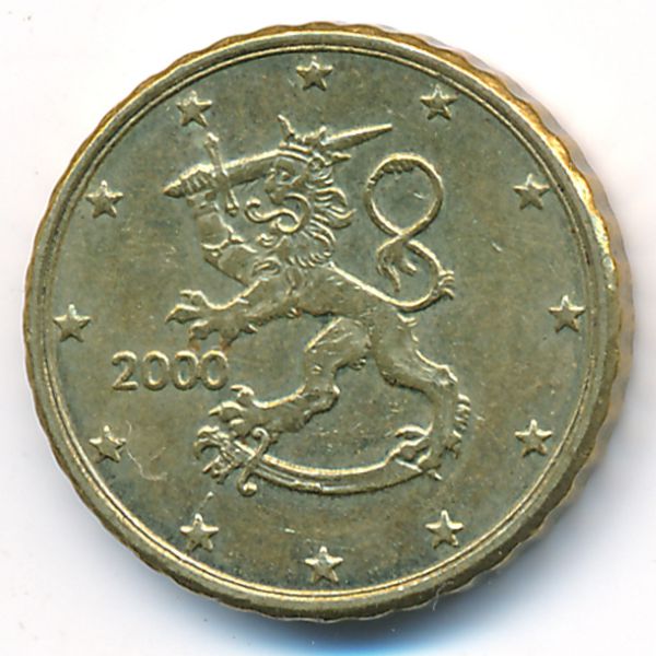 Финляндия, 10 евроцентов (2000 г.)