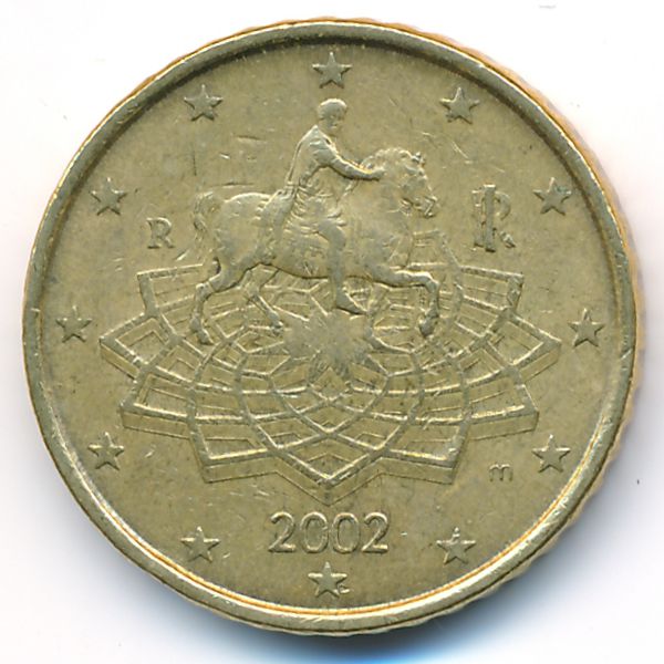 Италия, 50 евроцентов (2002 г.)