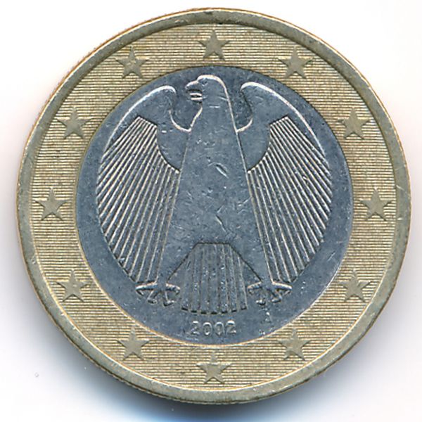 Германия, 1 евро (2002 г.)