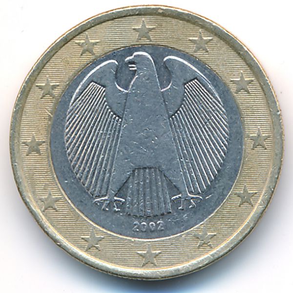 Германия, 1 евро (2002 г.)