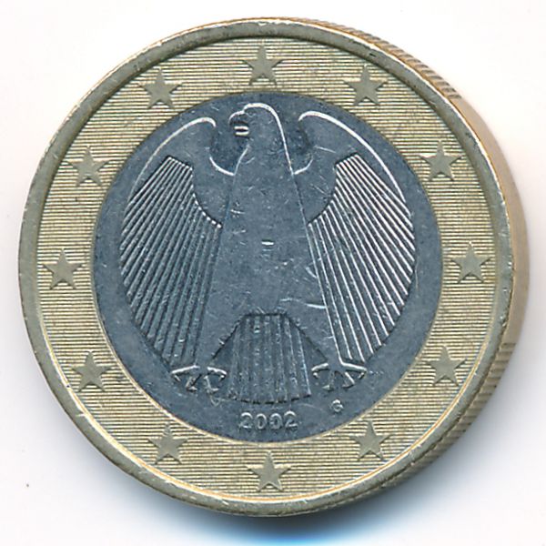 Германия, 1 евро (2002 г.)
