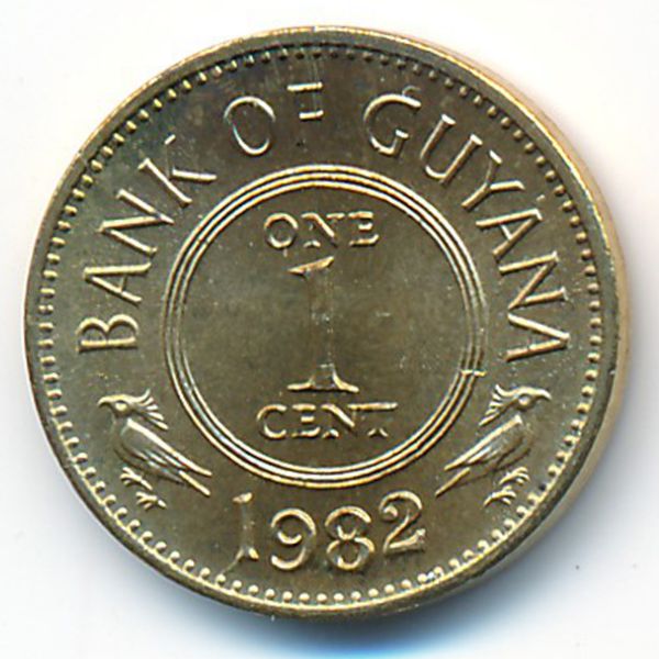 Гайана, 1 цент (1982 г.)