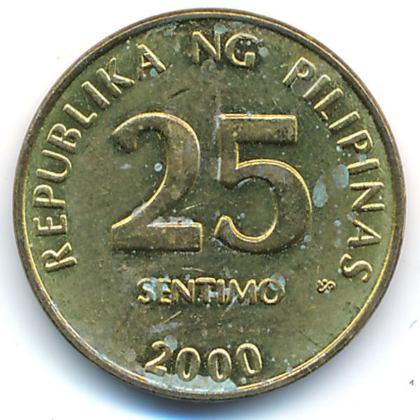 Филиппины, 25 сентимо (2000 г.)