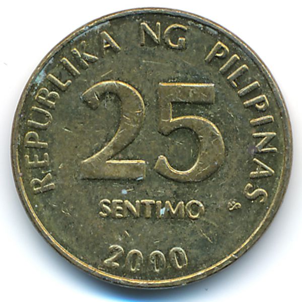 Филиппины, 25 сентимо (2000 г.)