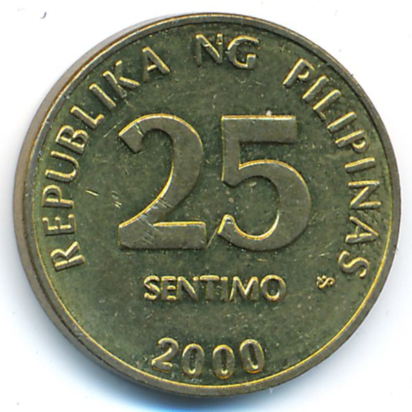 Филиппины, 25 сентимо (2000 г.)