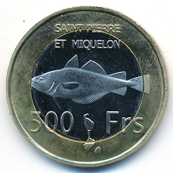 Сен-Пьер и Микелон., 500 франков (2013 г.)