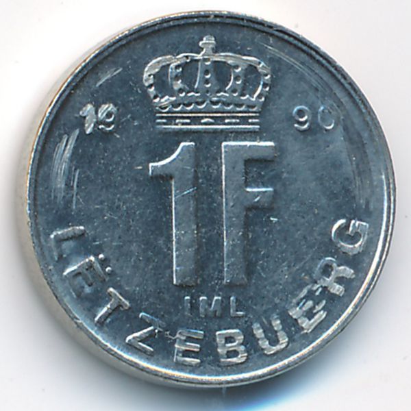 Люксембург, 1 франк (1990 г.)