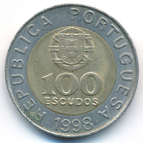 Португалия, 100 эскудо (1998 г.)