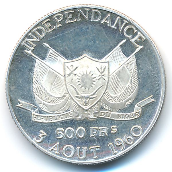 Нигер, 500 франков (1960 г.)