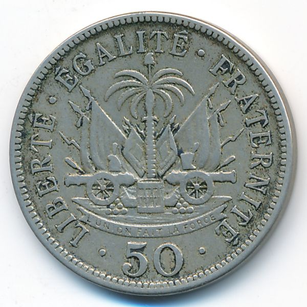 Гаити, 50 сентим (1908 г.)