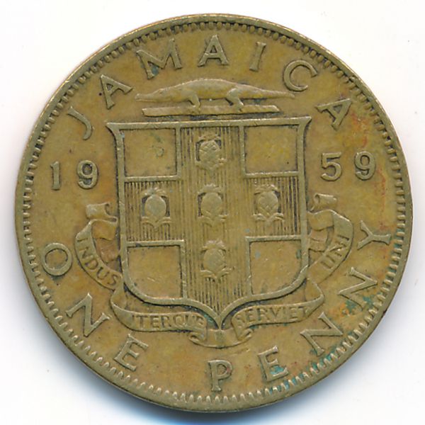 Ямайка, 1 пенни (1959 г.)