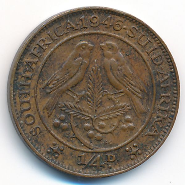 ЮАР, 1/4 пенни (1946 г.)