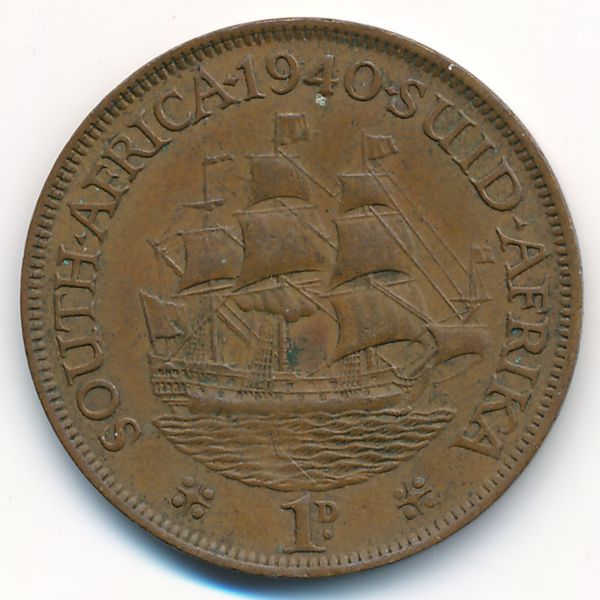 ЮАР, 1 пенни (1940 г.)