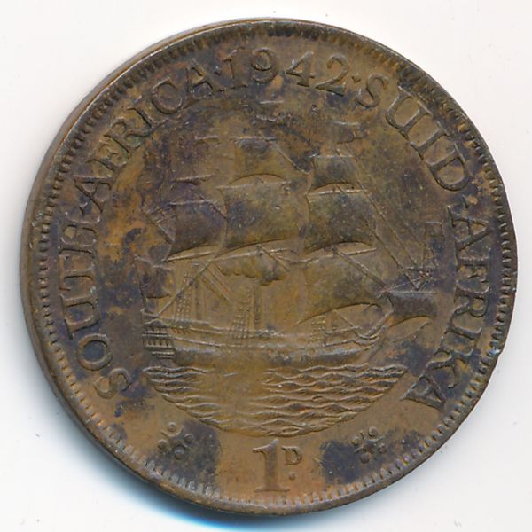 ЮАР, 1 пенни (1942 г.)