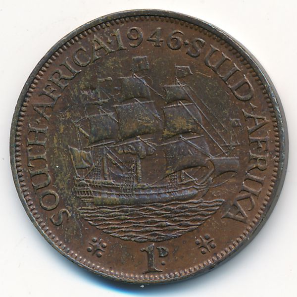 ЮАР, 1 пенни (1946 г.)