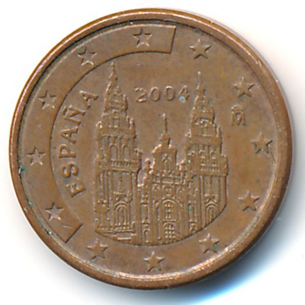 Испания, 1 евроцент (2004 г.)
