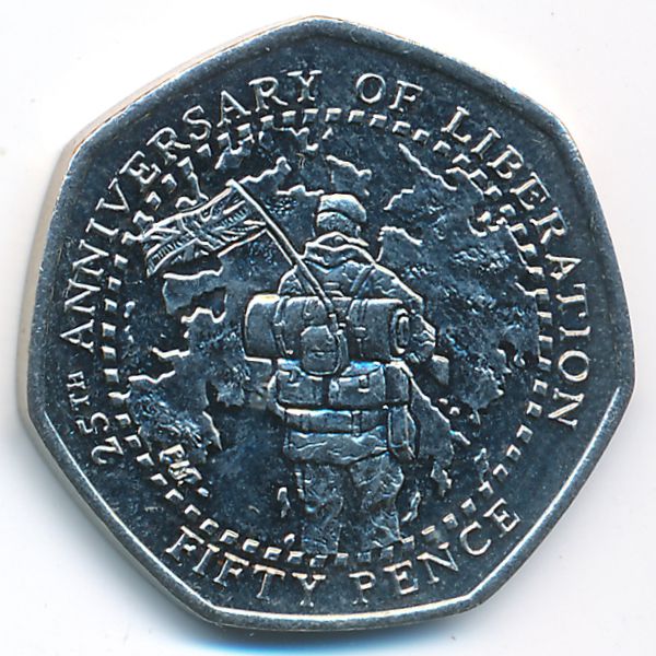 Фолклендские острова, 50 пенсов (2007 г.)