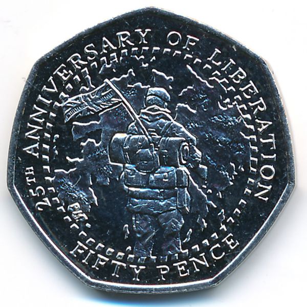 Фолклендские острова, 50 пенсов (2007 г.)