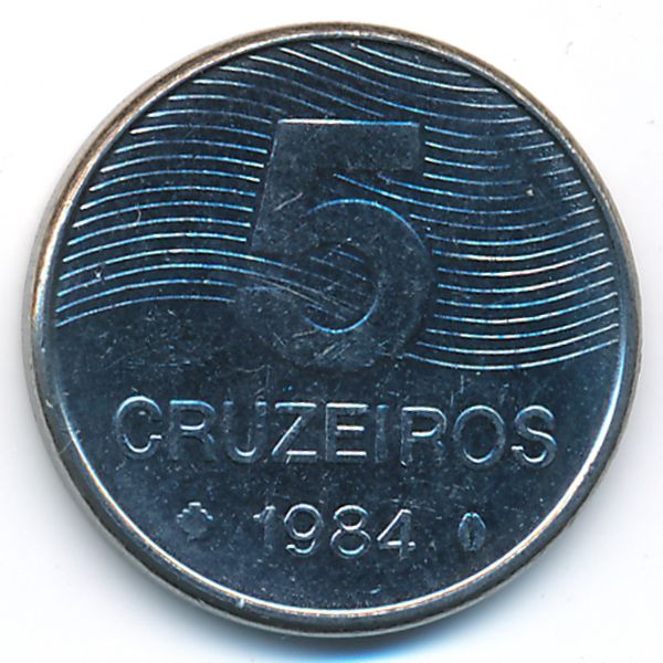 Бразилия, 5 крузейро (1984 г.)