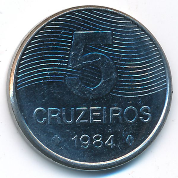 Бразилия, 5 крузейро (1984 г.)