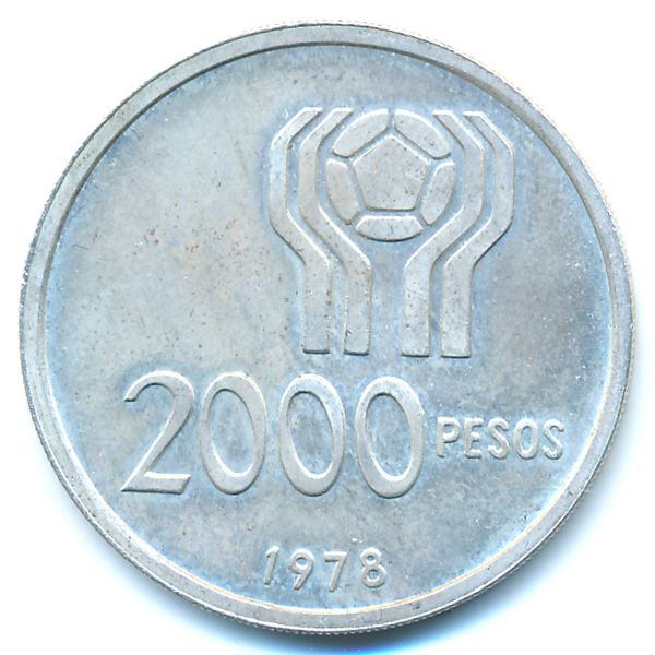 Аргентина, 2000 песо (1978 г.)