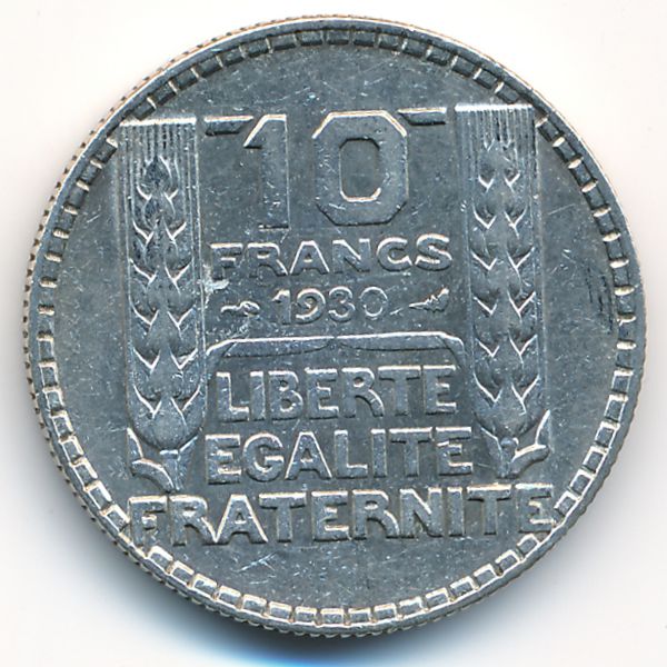 Франция, 10 франков (1930 г.)
