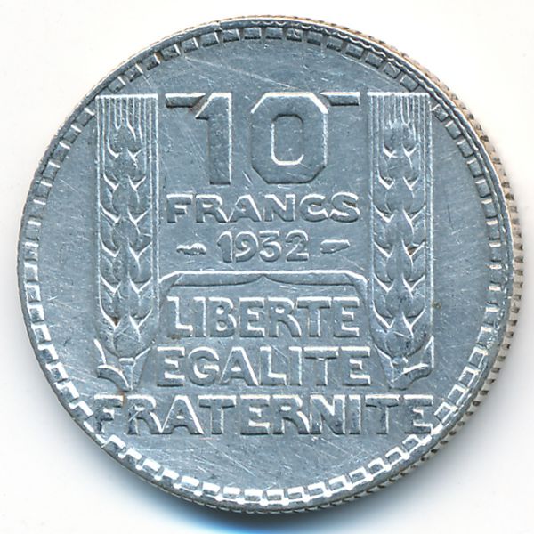 Франция, 10 франков (1932 г.)