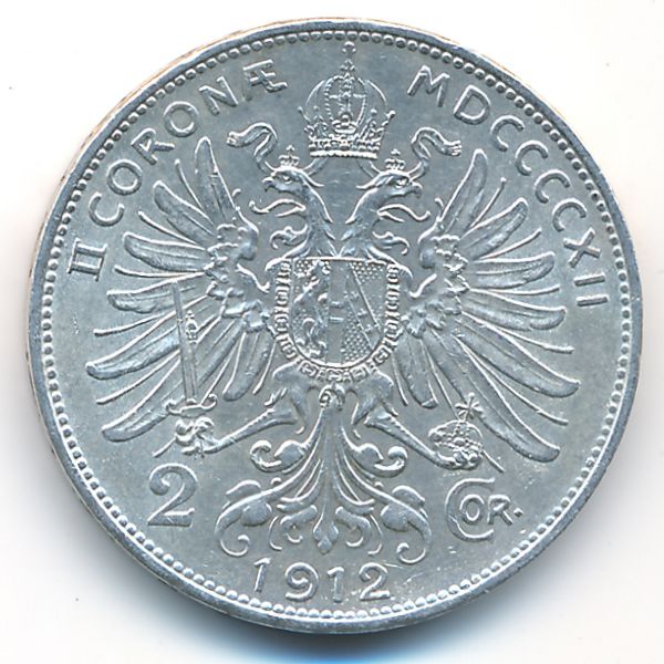 Австрия, 2 кроны (1912 г.)