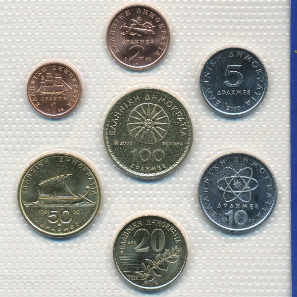 Греция, Набор монет